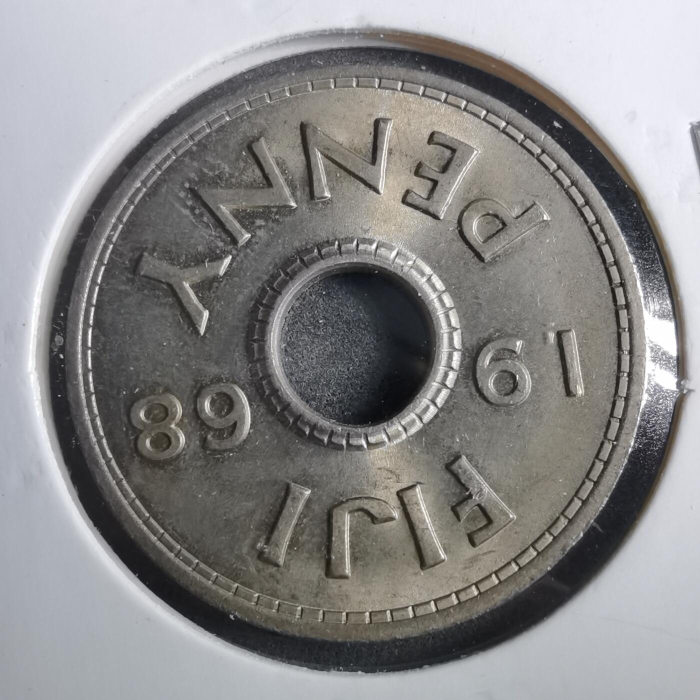 沼泽如烟--第902场 斐济1968年1便士