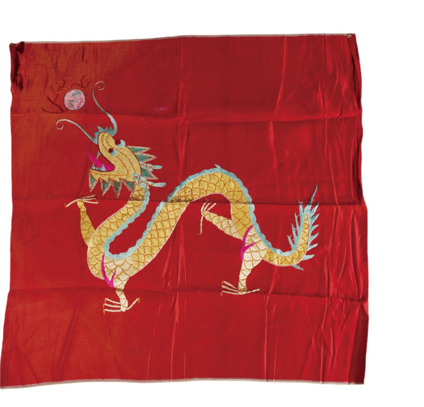 中新泰星2025年秋拍 徽章 纪念章及金银器专场 清代出使大臣专旗一面