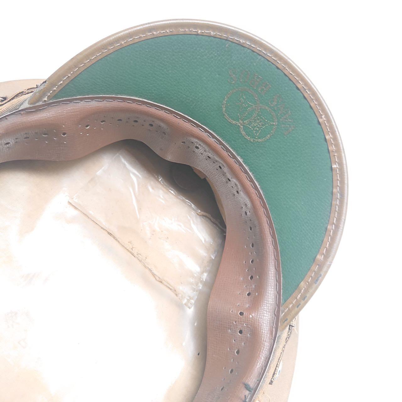 【第壹場】近代勋奖章徽章服饰杂项专场 民国空军官兵夏卡其大檐帽 上海兄弟帽厂 头围约52cm