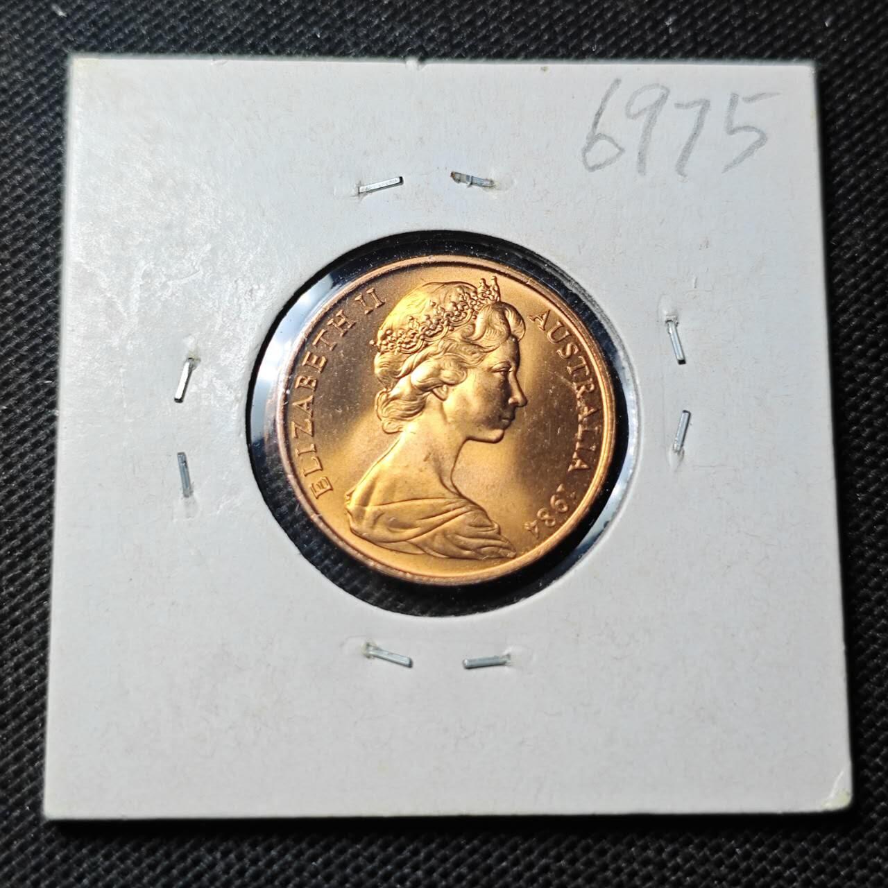 KK钱币收藏小铺  第369场  2月预留时间 周末发货  1984澳大利亚2分 拆卷品！