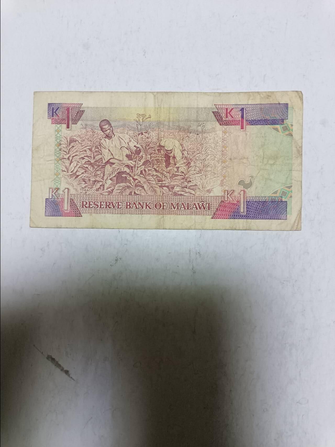【20251117】非全新纸币第304场 马拉维早期1瓦查