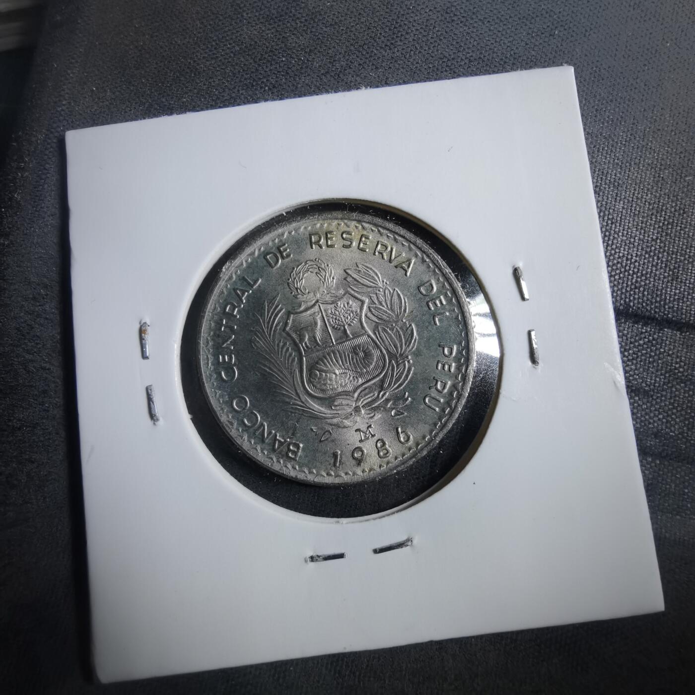 沼泽如烟--第902场 秘鲁1986年1印蒂