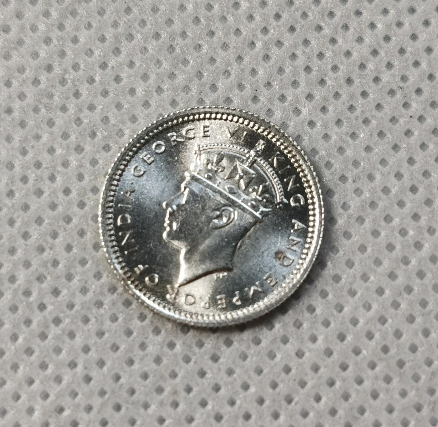 甄臻铺-世界币章拍卖（第39期）送拍享返佣金等优惠多多 英属马来西亚乔治六世5分1941 15.5mm 0.98mm 1.36g 0.75Ag