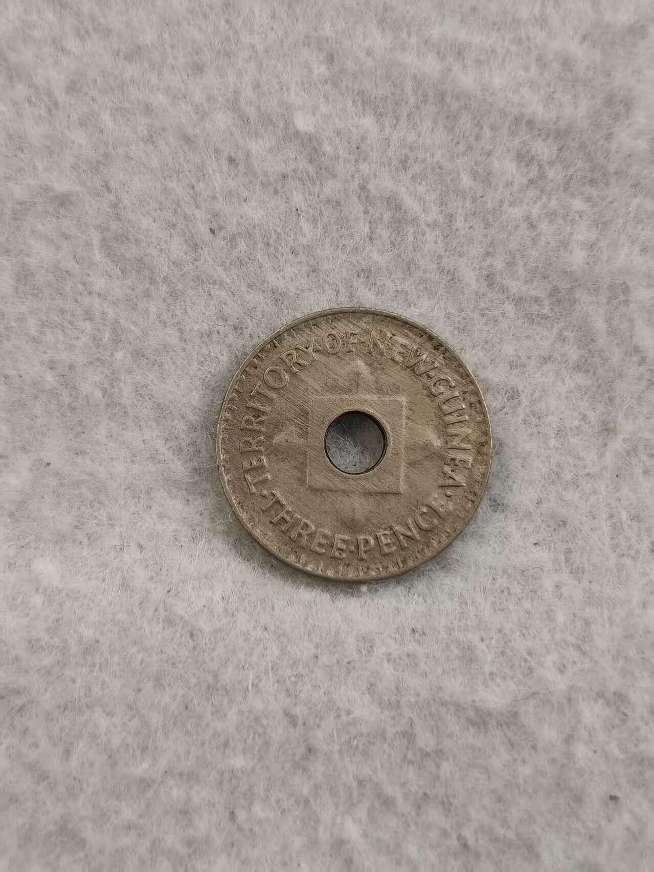 G&W世界散币，银币处理专场（第36场） 英属新几内亚1944年3便士