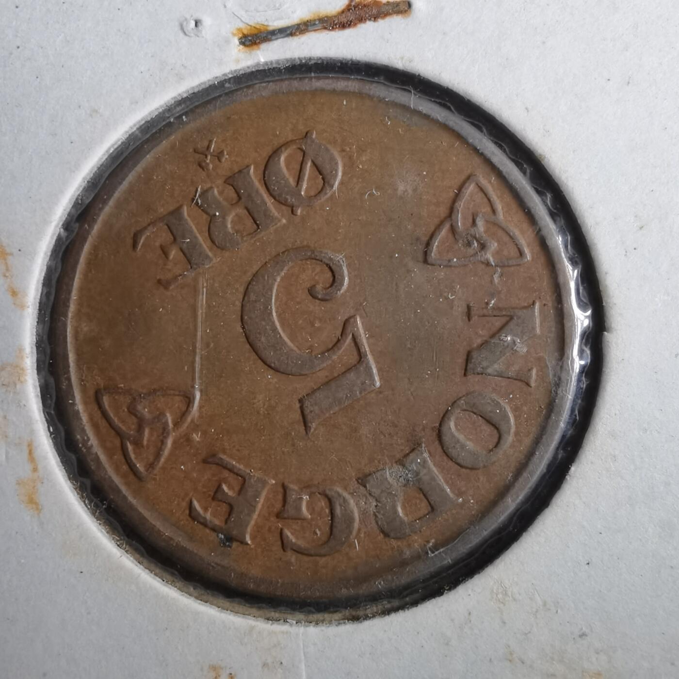 沼泽如烟--第902场 挪威1952年5欧尔