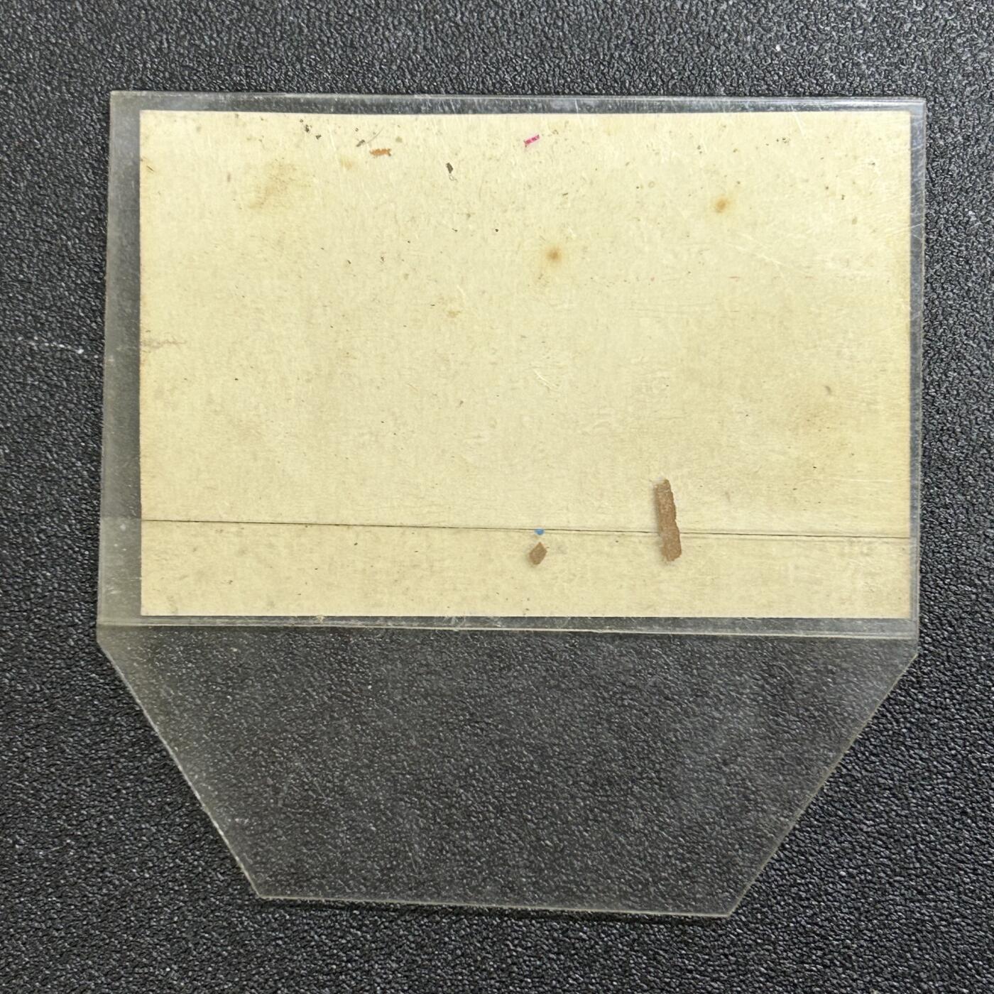 西秦中古拍卖第六十五期 华侨纸品【暹罗五金工会系列】五金工会总务曾蔚生姓名牌