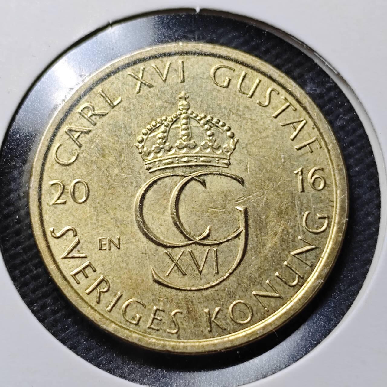 KK钱币收藏小铺  第369场  2月预留时间 周末发货  瑞典5克朗