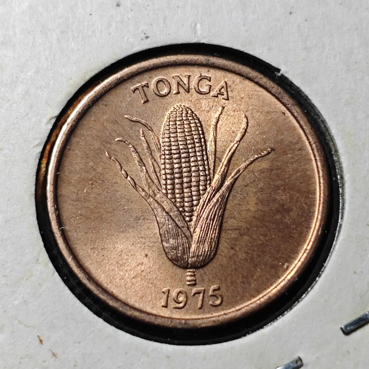 KK钱币收藏小铺  第369场  2月预留时间 周末发货  汤加一分铜币 好品