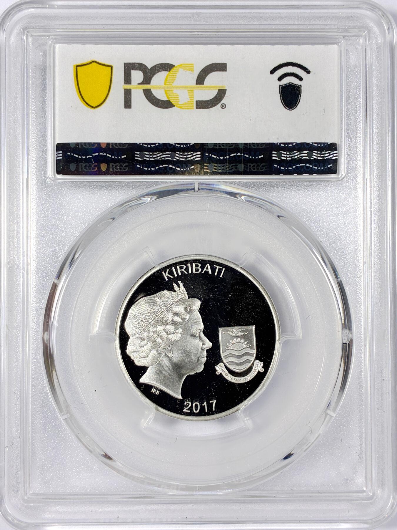 【雨安】【世界币章114期】2025-11-15 周六 19:30 保真 8秒倒数自动落锤 高效拍卖 [评级现代] Kiribati 基里巴斯 10元 2017年 第一次世界大战我们会记住他们 PCGS-PR70DCAM