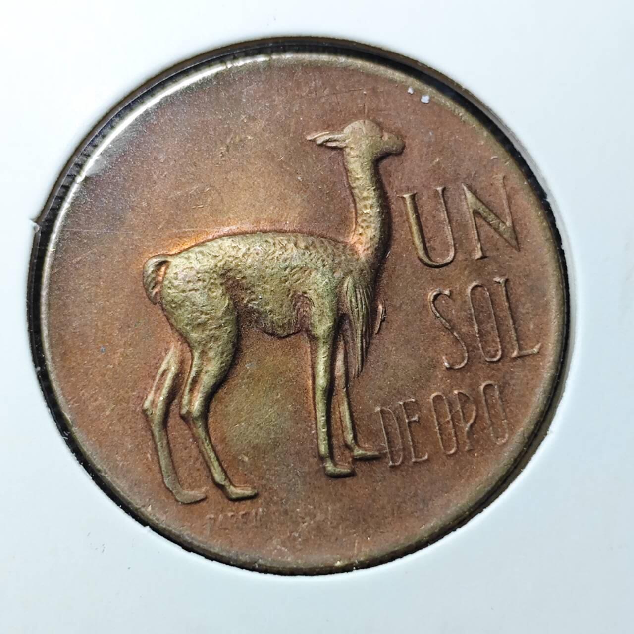 KK钱币收藏小铺  第369场  2月预留时间 周末发货  秘鲁1索尔铜币