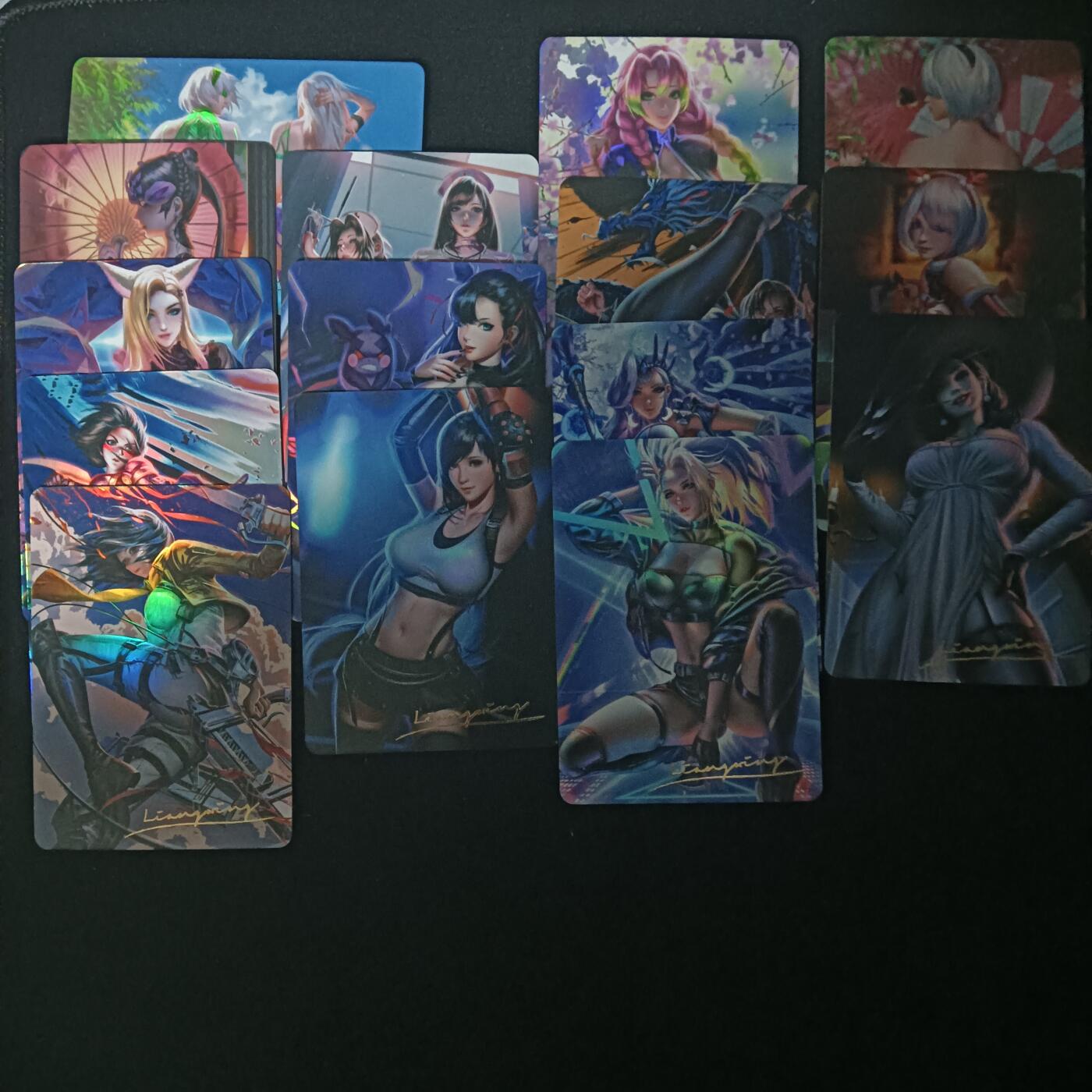 花开卡拍第47期（11月16号周日截拍，品控勿拍!!!拍品不寄存，运费5元，自制卡难免瑕疵，可能存在轻微撞角爆边等出厂瑕疵，品控介意勿拍！）