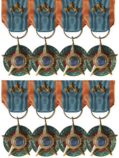 中新泰星2025年秋拍 徽章 纪念章及金银器专场 - 民国宝星奖章八枚一组