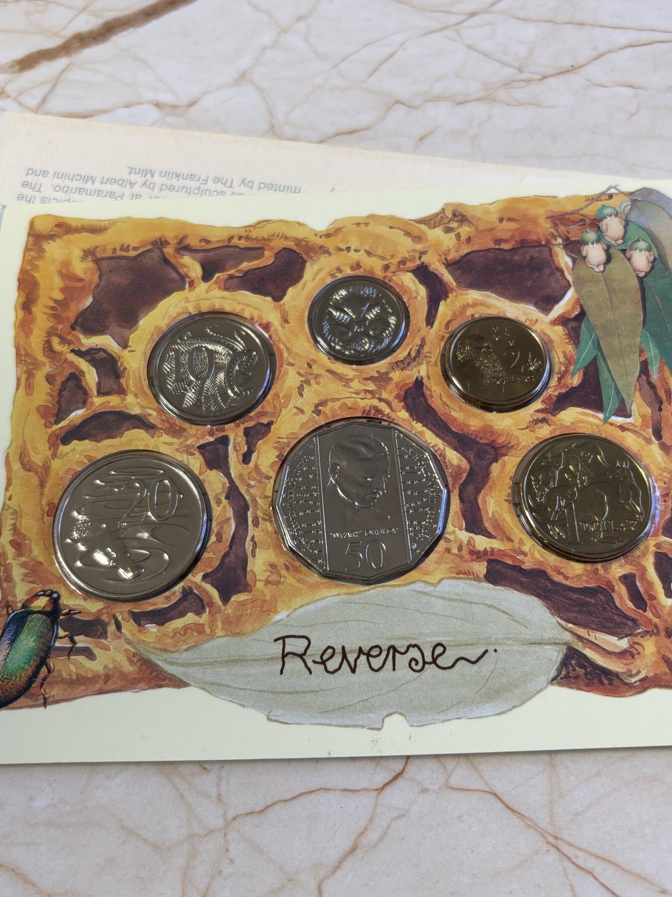 第181期拍卖 澳大利亚1995年S版婴儿6枚纪念币套装加一枚章册装