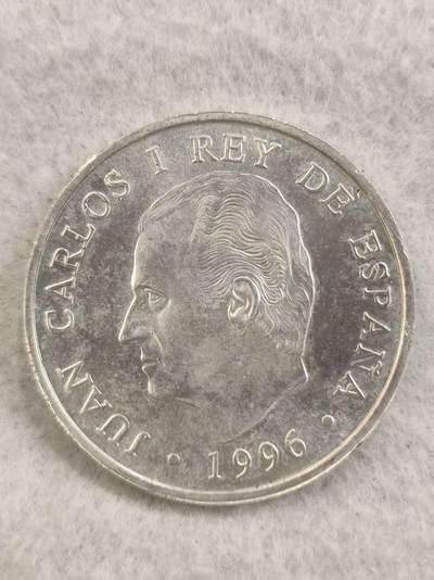 G&W世界散币，银币处理专场（第36场） - 西班牙1996年2000比塞塔  银币