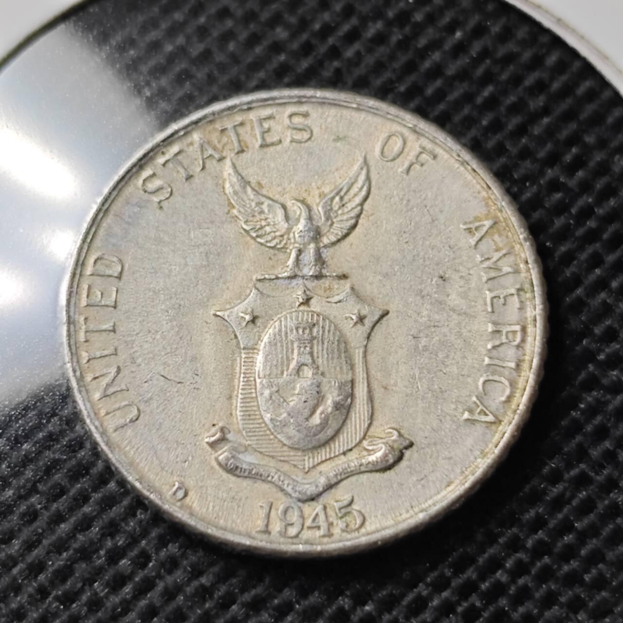 KK钱币收藏小铺  第369场  2月预留时间 周末发货  美属菲律宾10分银币