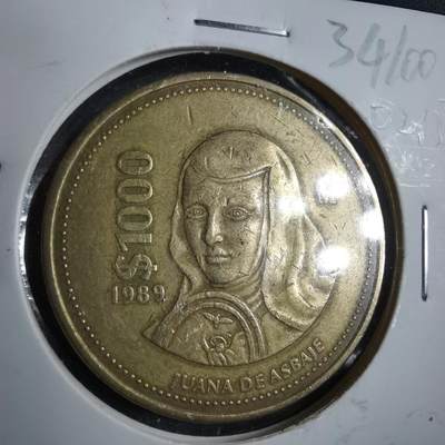 沼泽如烟--第902场 - 墨西哥1989年1000比索