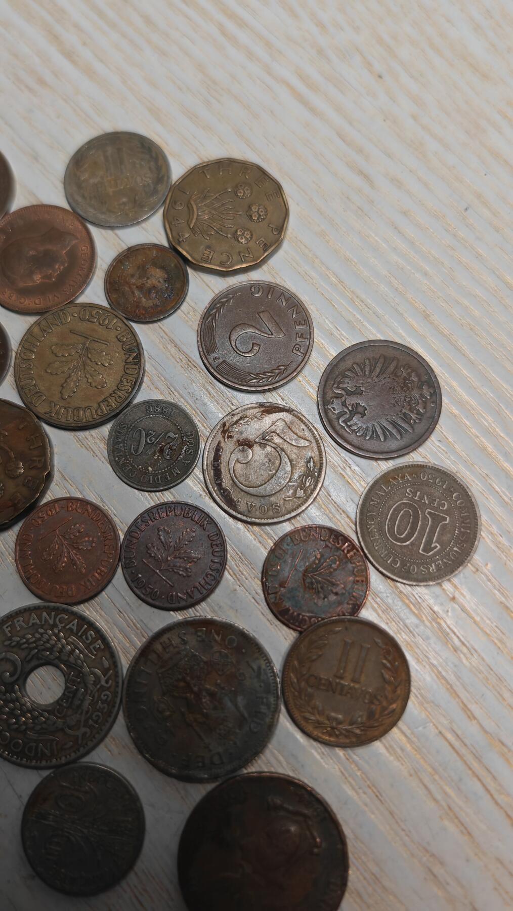 民国时期英国 德国 法国 菲律宾 土耳其等国硬币26枚