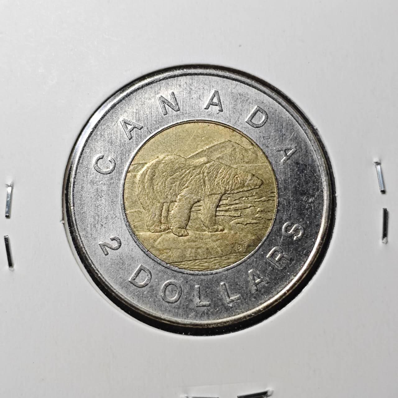 KK钱币收藏小铺  第369场  2月预留时间 周末发货  加拿大2元