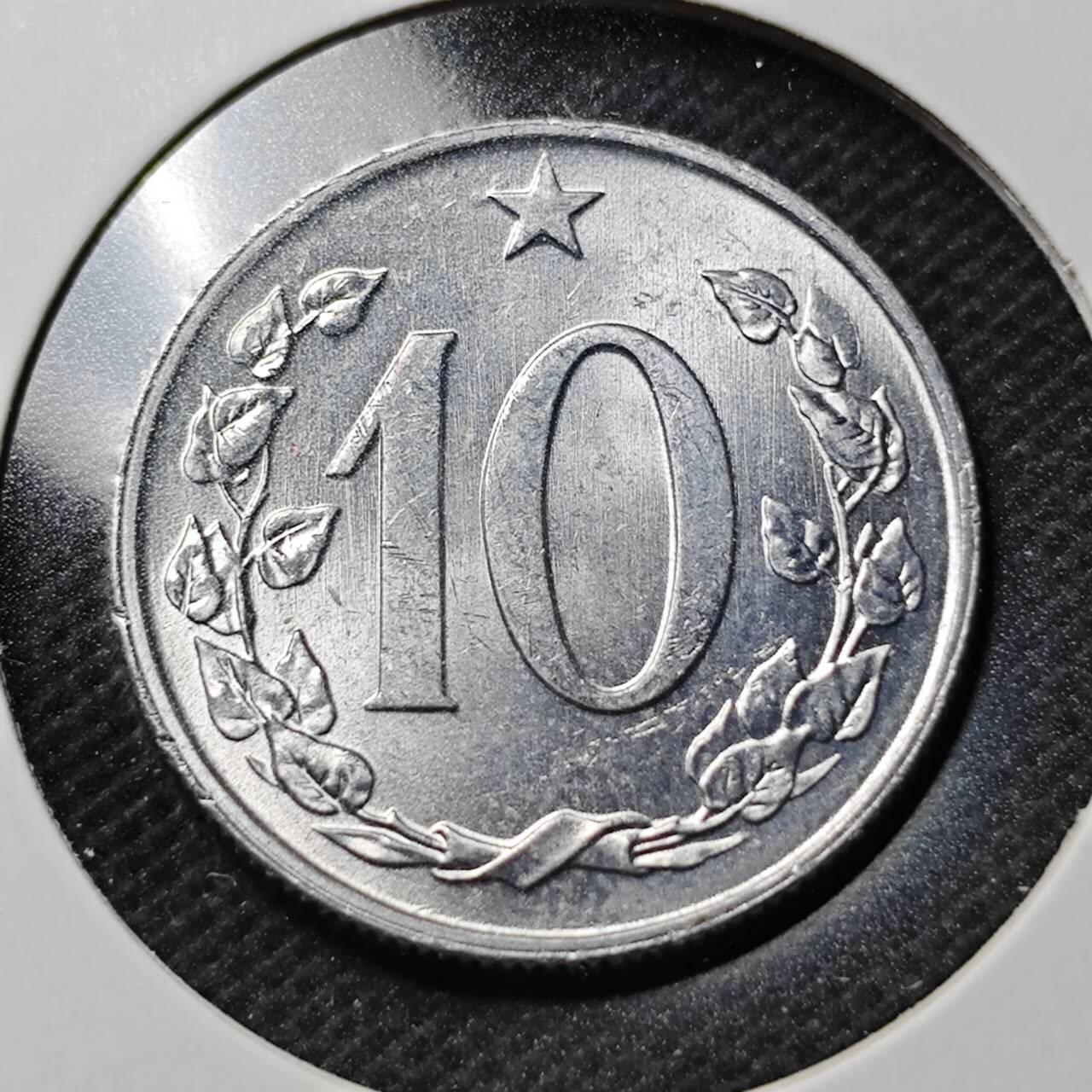 KK钱币收藏小铺  第369场  2月预留时间 周末发货  捷克斯洛伐克10赫勒