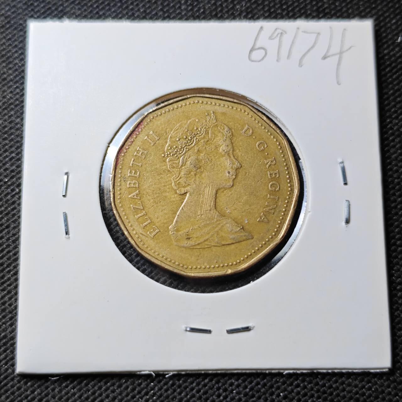 KK钱币收藏小铺  第369场  2月预留时间 周末发货  加拿大一元