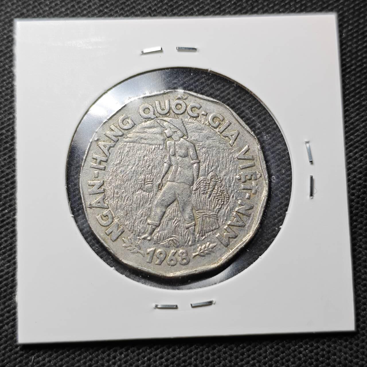 KK钱币收藏小铺  第369场  2月预留时间 周末发货  南越20盾水稻