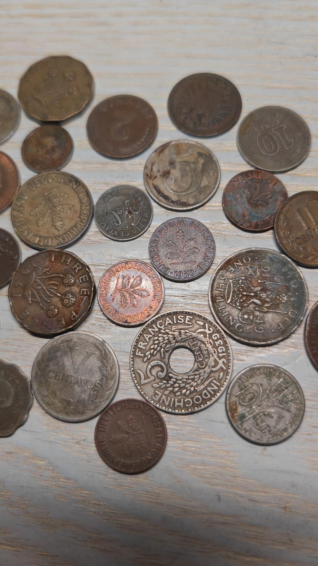 民国时期英国 德国 法国 菲律宾 土耳其等国硬币26枚