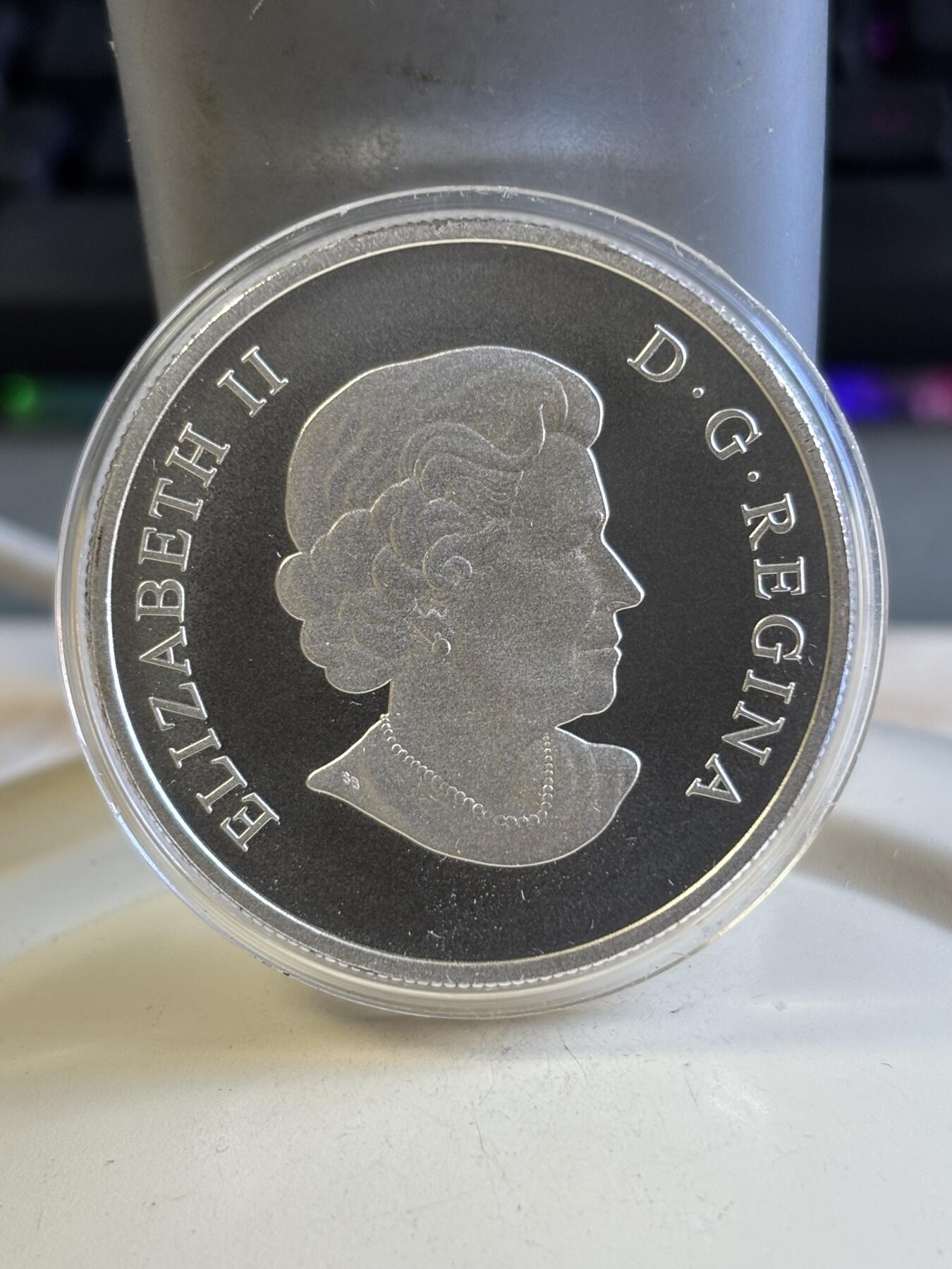 第181期拍卖 加拿大2014年100换100加元系列白头鹰1盎司银币，9999银，发行50000枚