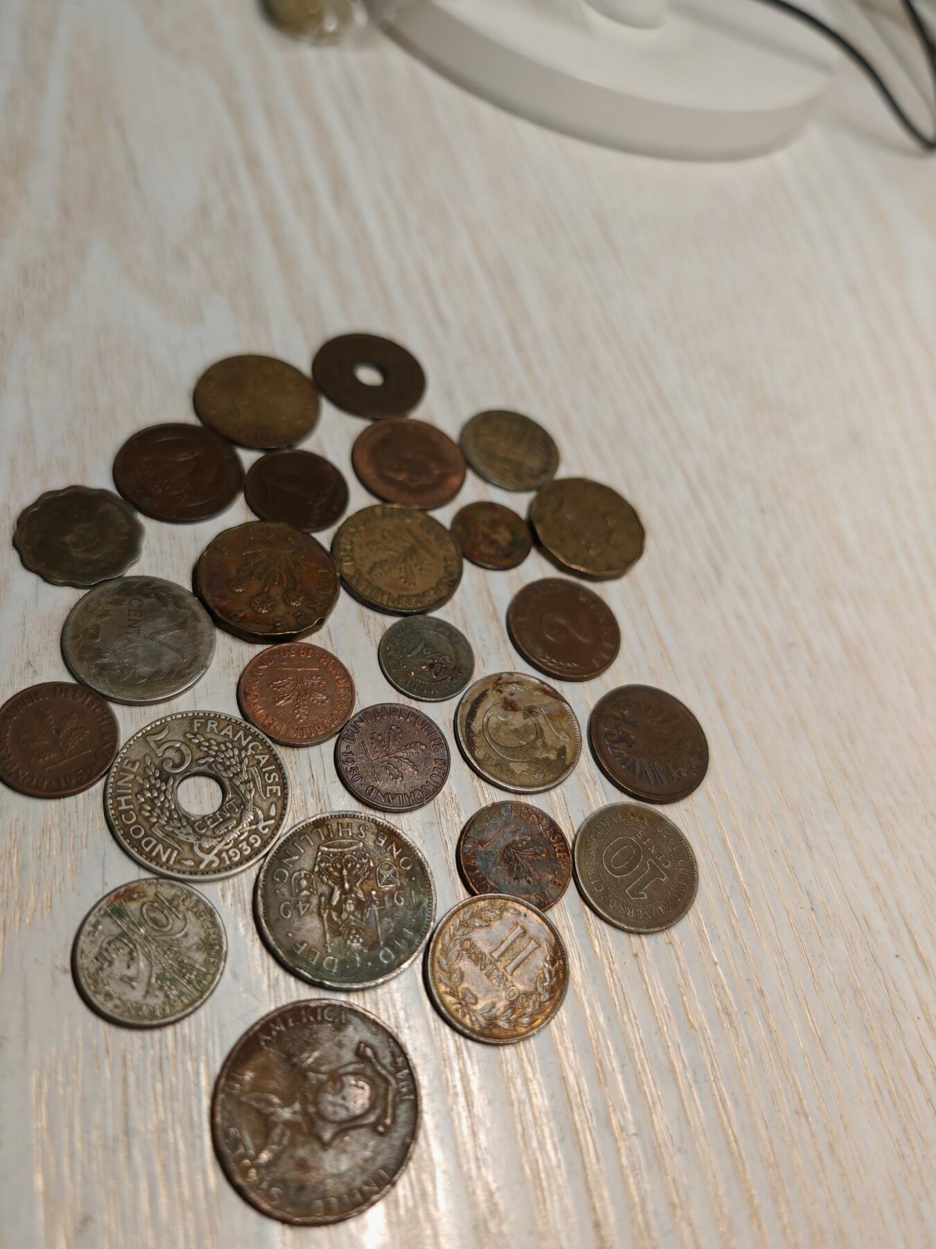 民国时期英国 德国 法国 菲律宾 土耳其等国硬币26枚