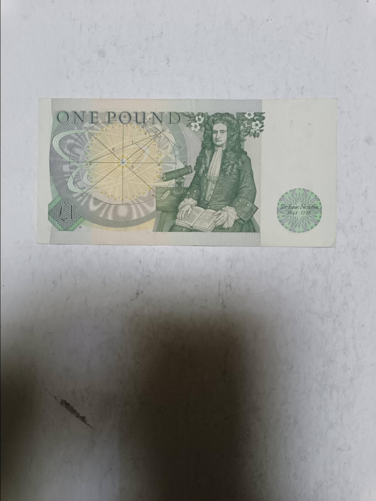 【20251117】非全新纸币第304场 英国D序列1镑