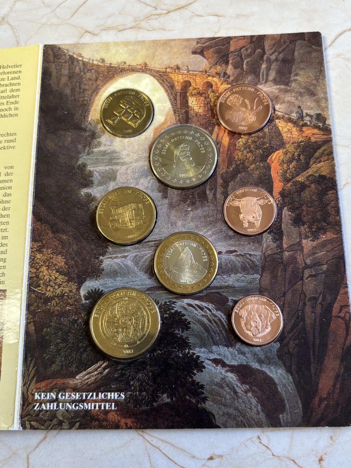 第181期拍卖 瑞士2003年纪念币7枚册装