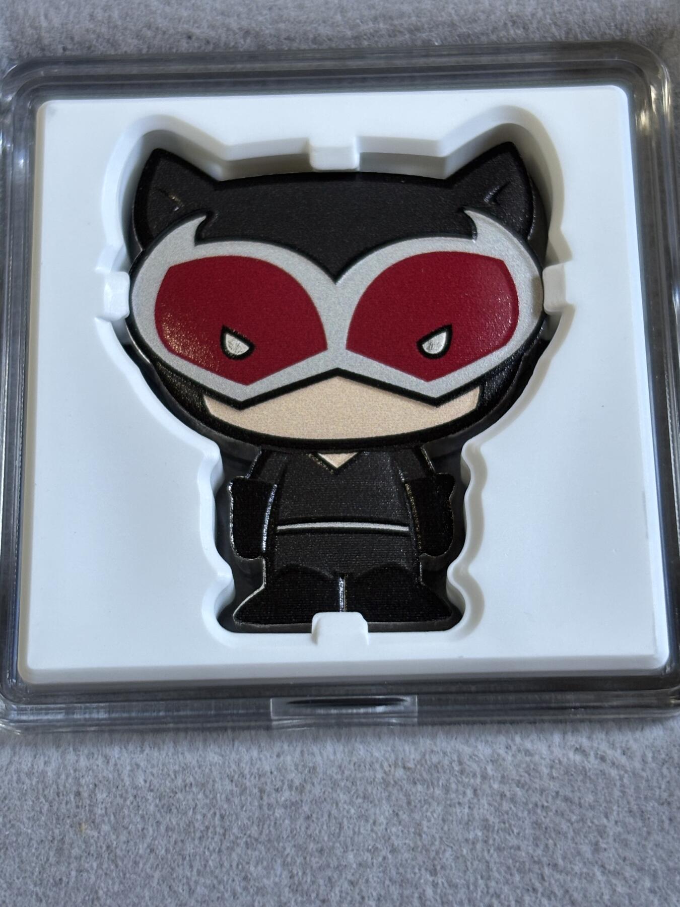 第181期拍卖 纽埃2021年Chibi系列猫女1盎司卡通纪念彩色银币，999银，发行2000枚