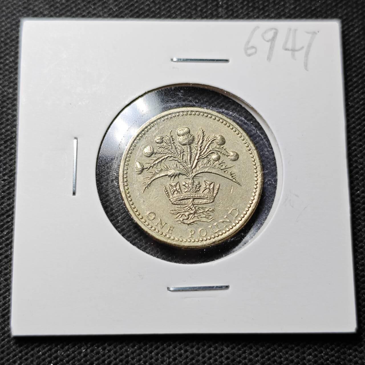 KK钱币收藏小铺  第369场  2月预留时间 周末发货  英国1镑