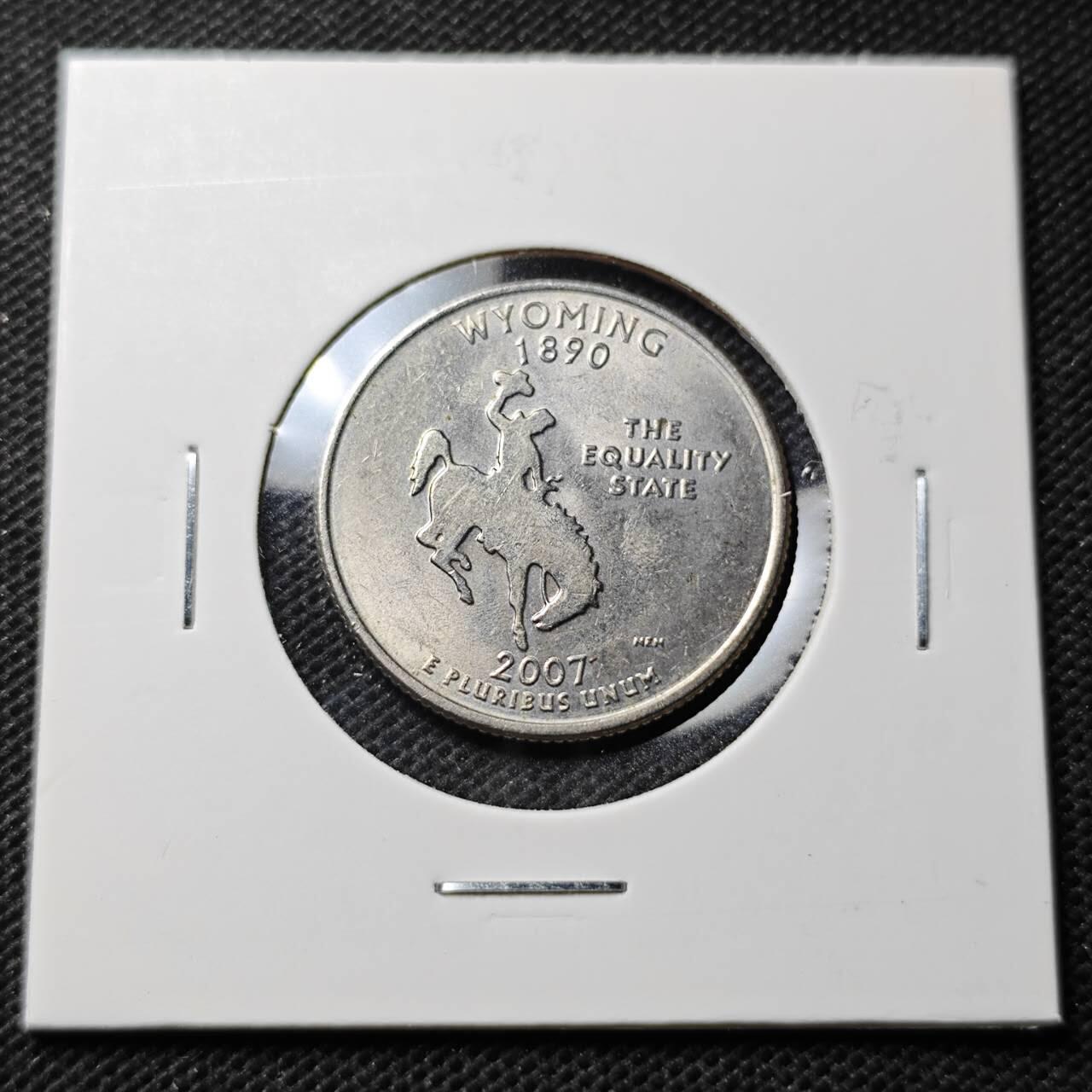 KK钱币收藏小铺  第369场  2月预留时间 周末发货  美分25分纪念币 好品