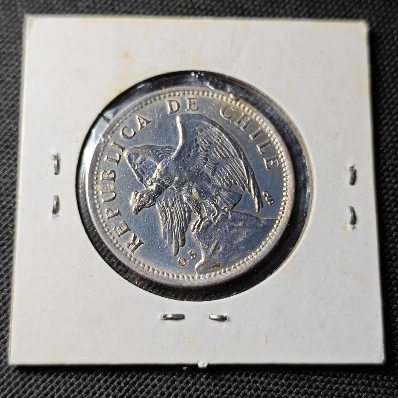 KK钱币收藏小铺  第369场  2月预留时间 周末发货  1927智利1比索镍币