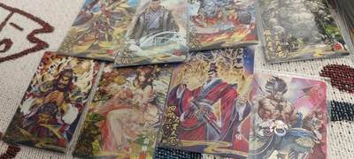 秋原瞳的小店第二十八期（持续收拍，月中，适合出去旅游的季节） - 卡游三国流芳传韵一弹原膜8张