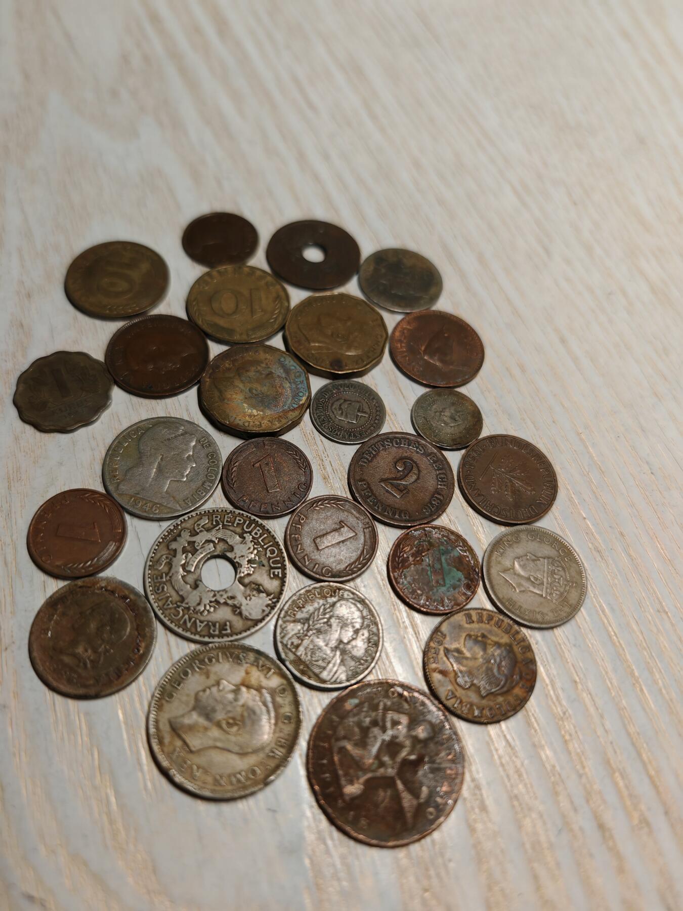 民国时期英国 德国 法国 菲律宾 土耳其等国硬币26枚
