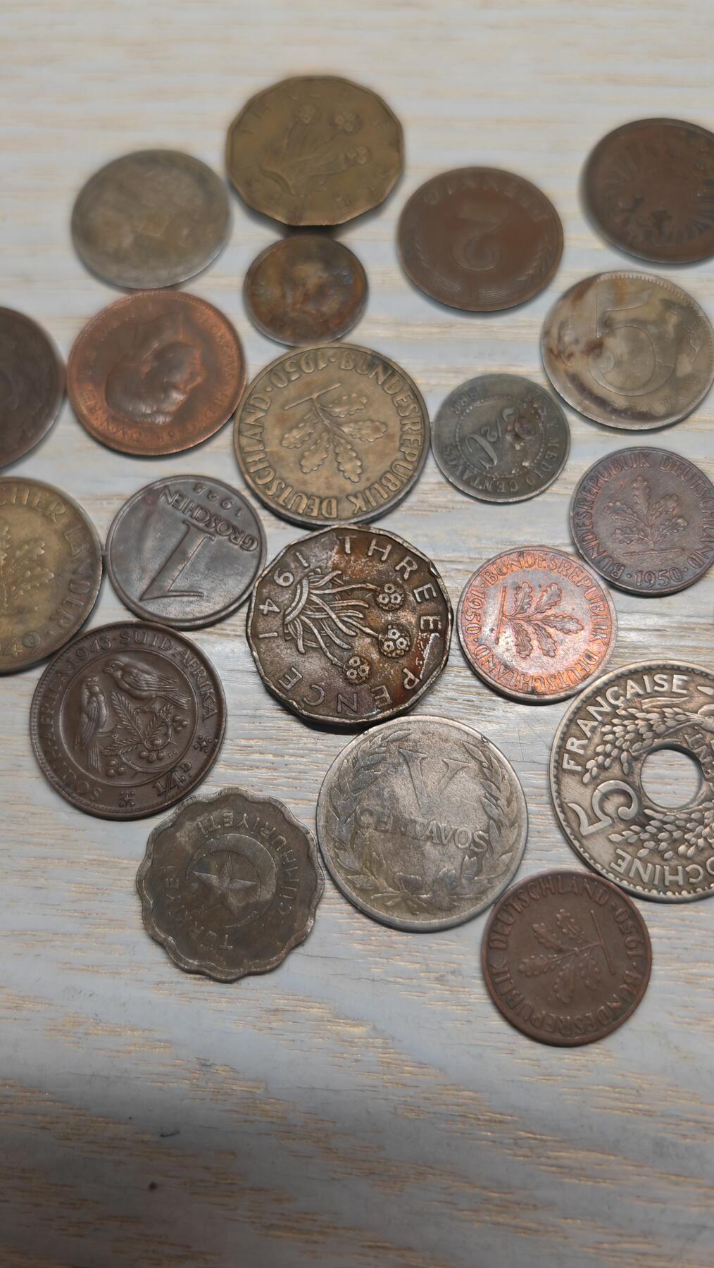 民国时期英国 德国 法国 菲律宾 土耳其等国硬币26枚