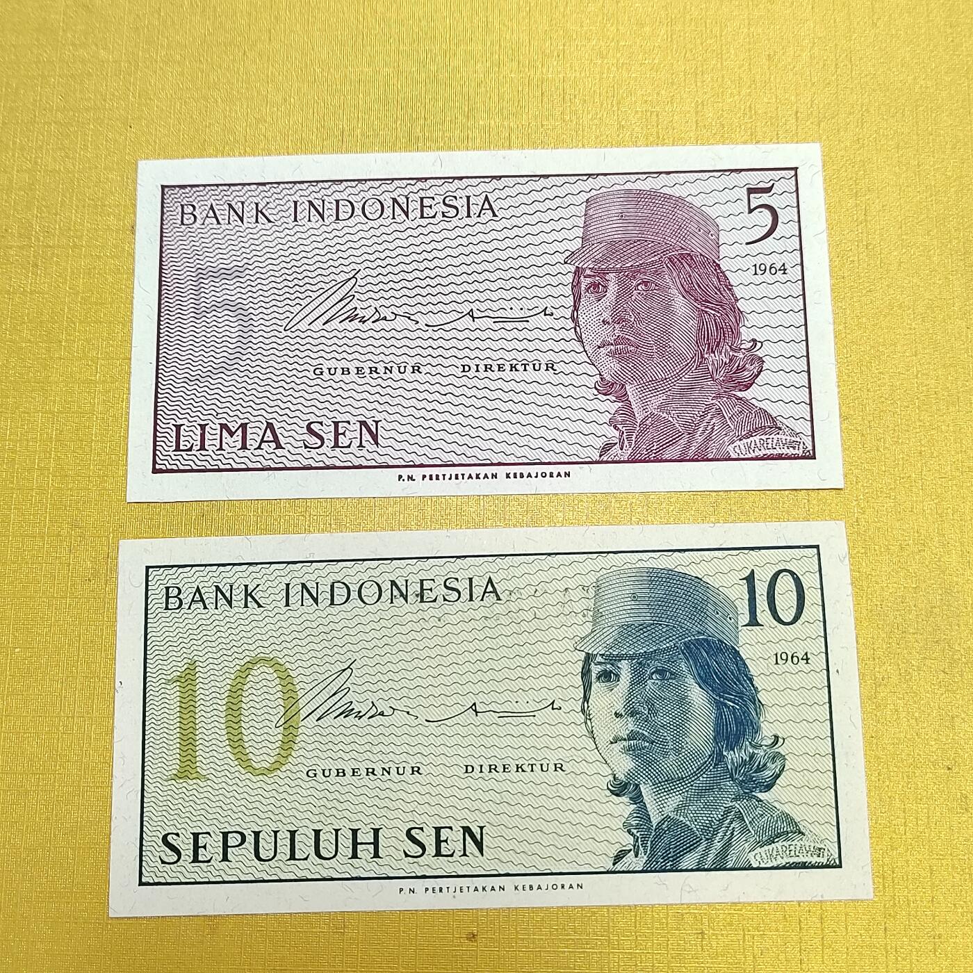 PCAI钱币15-601  外国纸币小专场 印尼