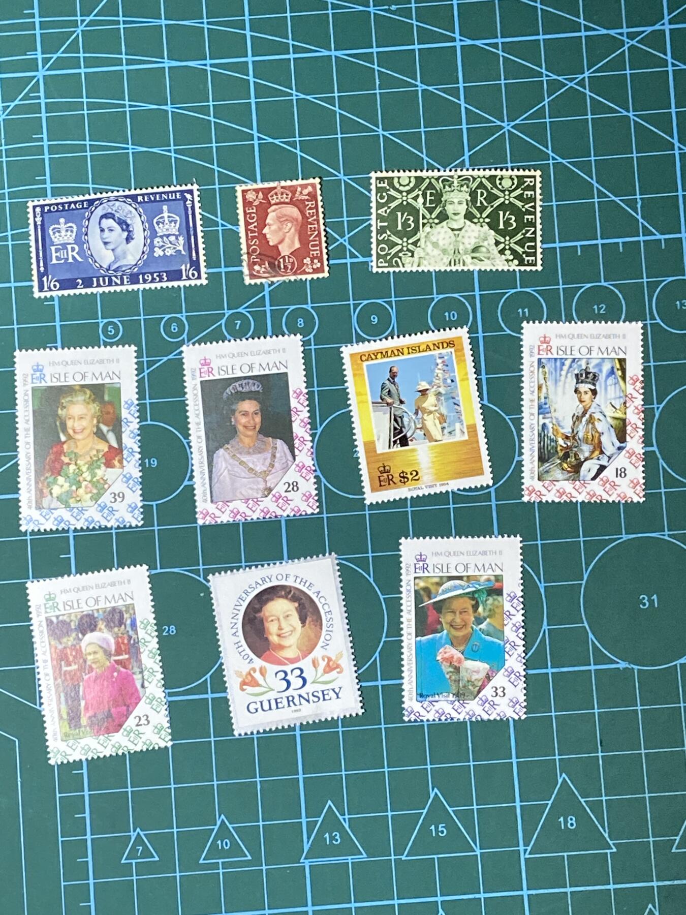 2025年第一百二十八场(总第一百五十四场）外国好品散币、邮币封和邮票场(免佣金) 新邮票10枚