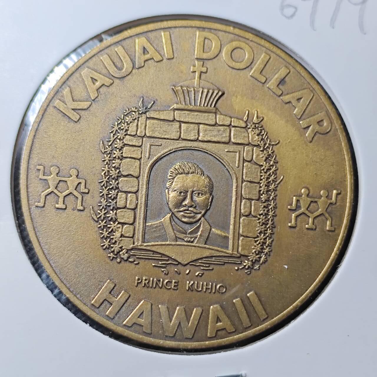 KK钱币收藏小铺  第369场  2月预留时间 周末发货 美国 夏威夷代币