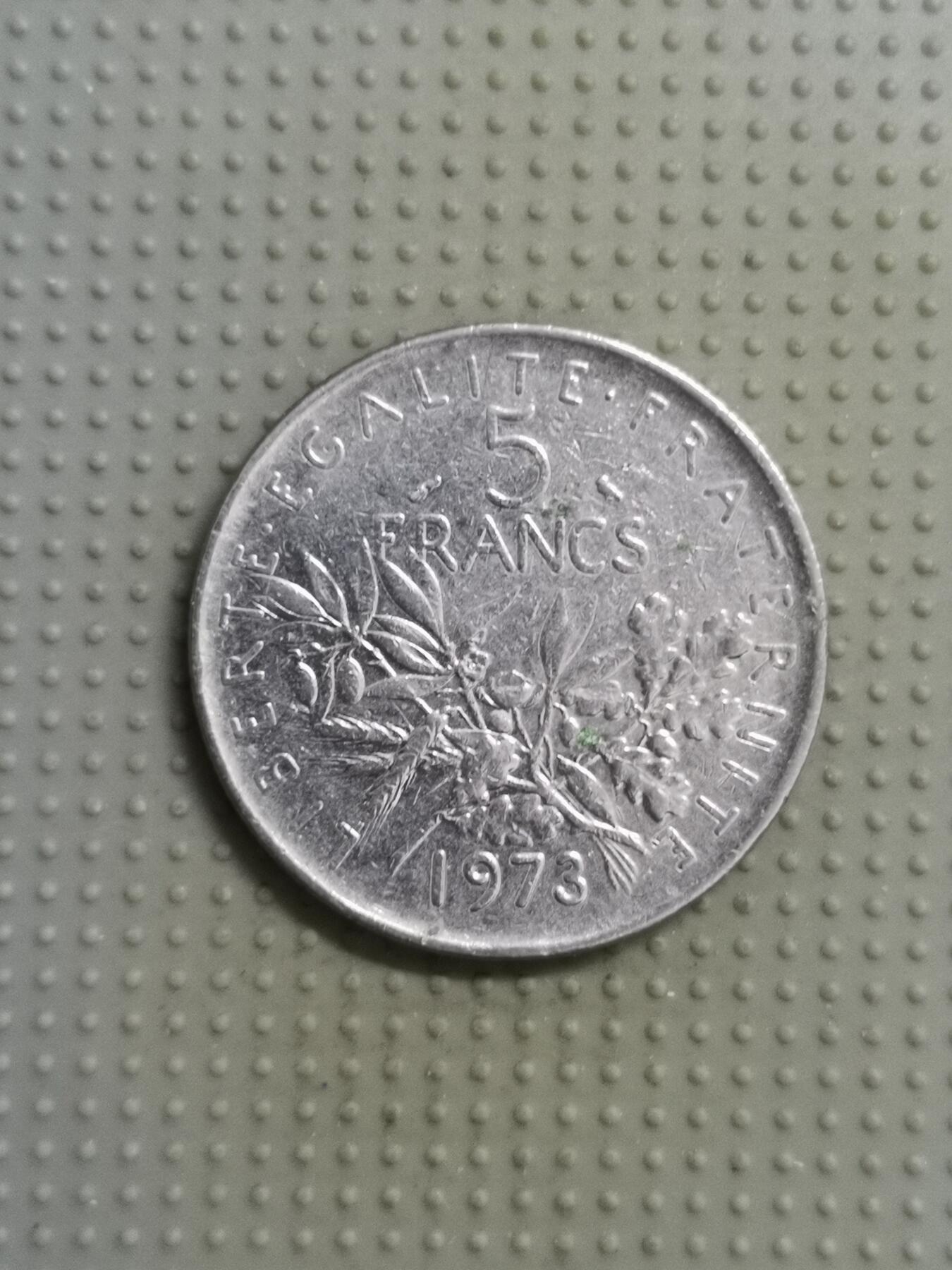 2025年第115场各国散币拍卖（总第115场） 法国1973年5法郎