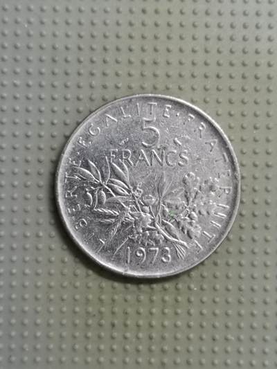 2025年第115场各国散币拍卖（总第115场） - 法国1973年5法郎