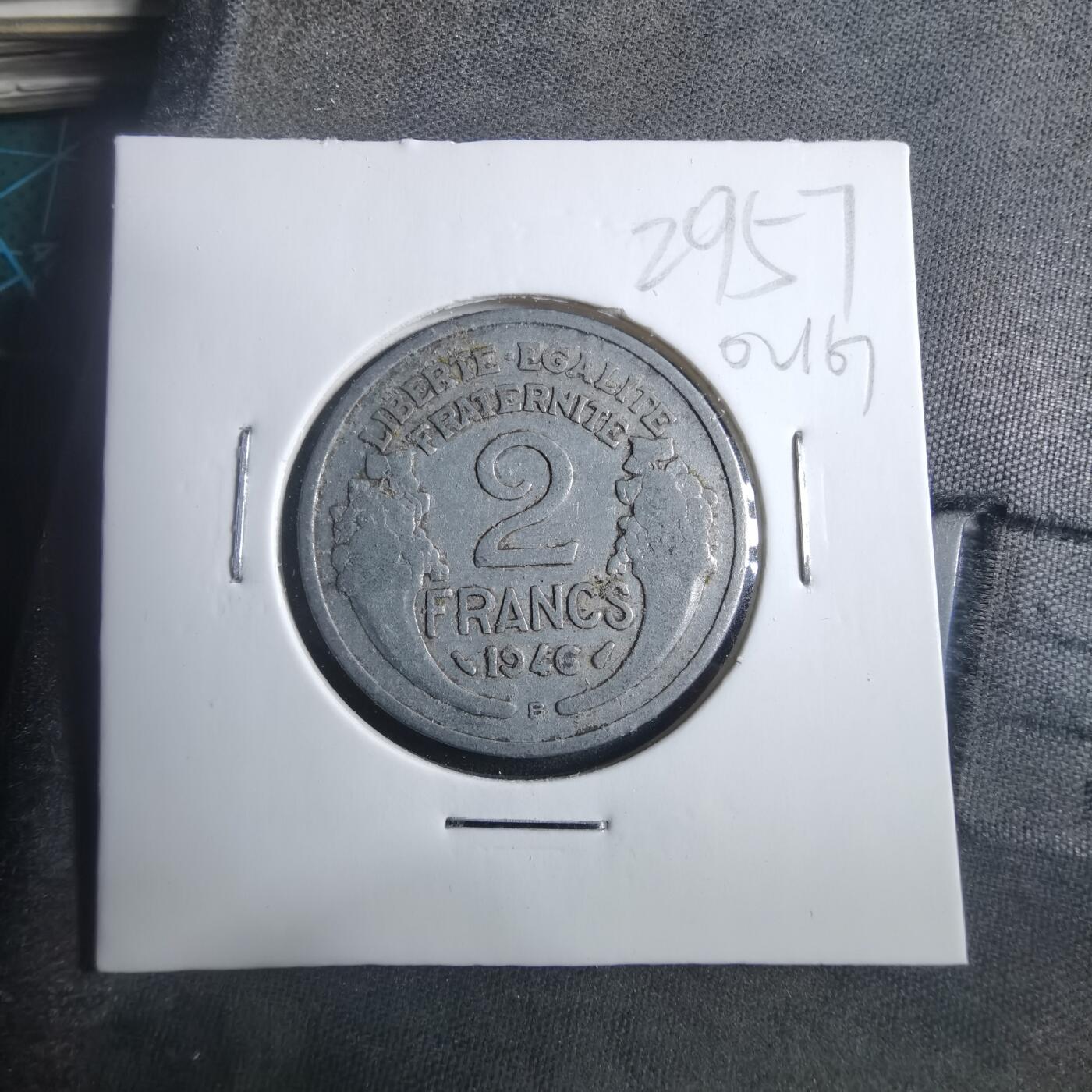 沼泽如烟--第902场 法国1946年2法郎 B版