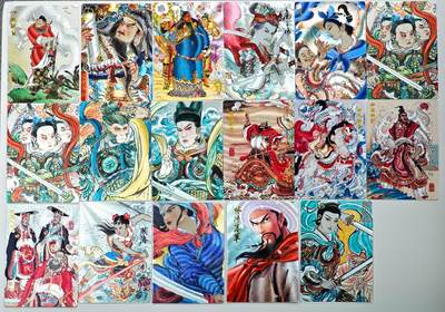 白泽拍卖卡牌手绘专场第28期（细雨生寒、寻梅闻香） - 2022-2025 昆仑万象&朵拉&齐卡文化&山衡一述 散卡17张 具体如图  粗闪