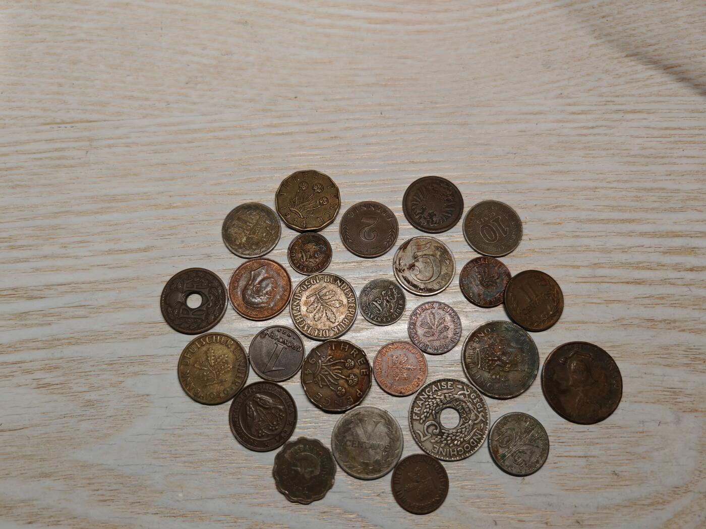 民国时期英国 德国 法国 菲律宾 土耳其等国硬币26枚