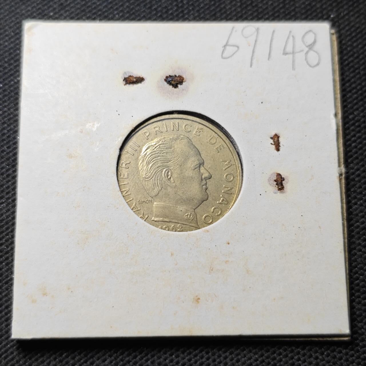 KK钱币收藏小铺  第369场  2月预留时间 周末发货  摩纳哥10分