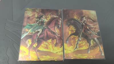 龙虎卡牌第六三场 （无佣金，周六结拍，欢迎送拍） - 彩闪双拼 锦绣三国 关银屏&张星彩