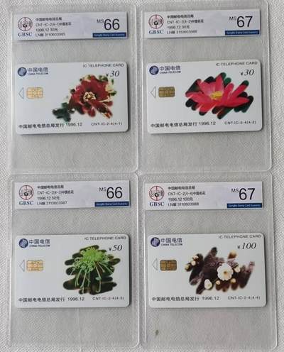 【琪哥网】评级磁卡综合场(108） - 【公博66-67】IC卡中国名花