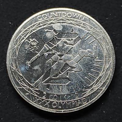 【全场包邮】纯粹捡漏拍476场（免费代拍第13场）调整中 - 英国2010年5镑伦敦奥运会倒计时2周年克朗型纪念币