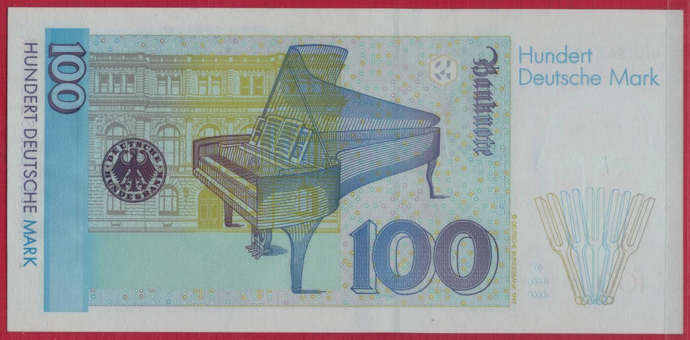 德国1996年100马克 P-46 实物图 UNC